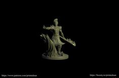 Fire Genasi Monk 3D Printer Model