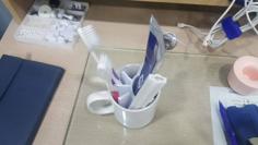 Toothbrush And Toothpaste Holder In Cup 3D Printer Model