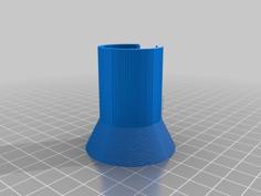 (3D Slash) Petling Tube Holder With View Section 3D Printer Model