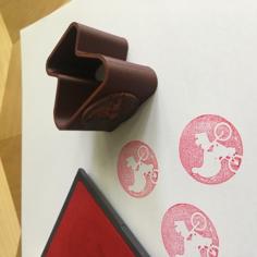 BRANDED | Rubber Stamp Logo 3D Printer Model