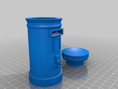 Royal Mail Post Box (Open Version) 3D Printer Model