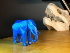 LOW POLY ELEPHANT 3D Printer Model