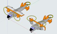 Canadair CL-84 Dynavert 3D Printer Model