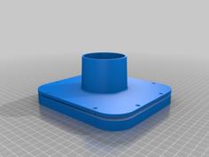 AlveoONE Panel Mounting Plate 3D Printer Model