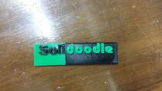 Solidoodle Logo Dual Extrusion 3D Printer Model