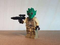 DH-17 Blaster Pistol (lego Compatible) 3D Printer Model