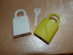 Padlock 3D Printer Model