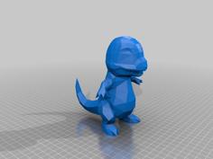 Smoothed Charmander 3D Printer Model