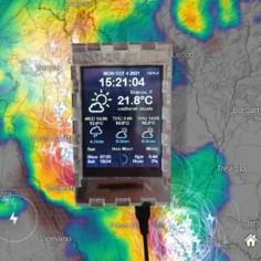 Openweathermap LCD Opengreenenergy Box Lasercut