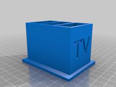 Tv Control Stand 3D Printer Model