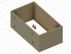 Under Desk Tissue Box Holder 3D Printer Model