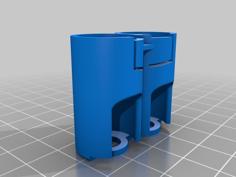 CR2 Battery Holder Caddy 3D Printer Model