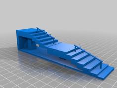 Tech Deck Double Stairs With Double Rail Remix 3D Printer Model