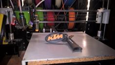 KTM Oval Keychain Tricolor 3D Printer Model