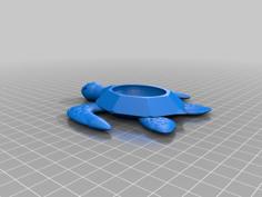 Sea Turtle Planter 3D Printer Model