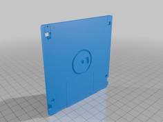 3.5″ Floppy Disk 3D Printer Model