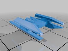 Hyena-class Droid Bomber (Star Wars Armada) 3D Printer Model