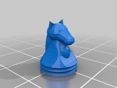 Knight (Chess) 3D Printer Model