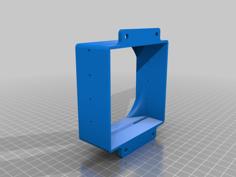 In-Line Vent Flap 92mm 3D Printer Model