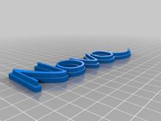 Nova Emblem FIXED 3D Printer Model