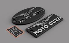 Moto Guzzi Classic Keychain – Key Chain – Portachiavi – Porte Clès – 钥匙链 3D Printer Model