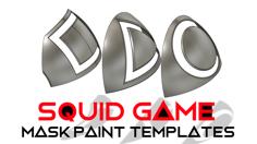 Squid Game Inspired – Mask Paint Templates 3D Printer Model