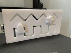 Childrens Busy Board Peg Maze 3D Printer Model