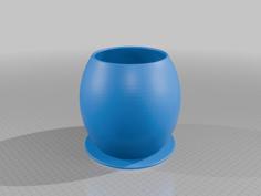 Utensil Pot 3D Printer Model