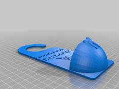 Tooth Fairy Door Hanger 3D Printer Model