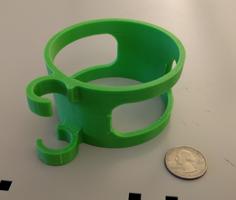 Crutch Coffee Cup Holder 3D Printer Model