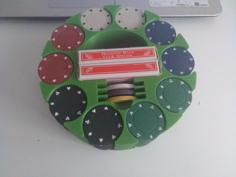 Poker Chips Tray 3D Printer Model