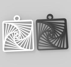 Pendant_ Curves By Straight Line 3D Printer Model