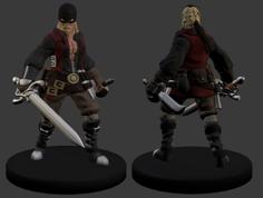 Dread Pirate Bob Miniature 3D Printer Model