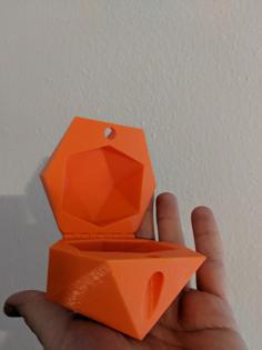 D20 Box W/ Hinge 3D Printer Model