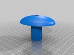 Mushroom Single Pencil Holder 3D Printer Model