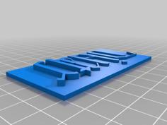 Dishwasher Magnet 3D Printer Model