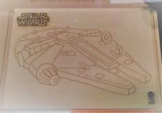 Laser Cut Millennium Falcon Frame