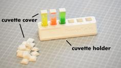 Cuvette Accessories: Rack, Holder And Caps 3D Printer Model