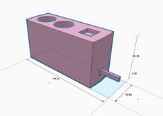 USB 2x Twin Slots (Designer’s Placeholder) 3D Printer Model