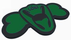 Loki Dog Tag 3D Printer Model