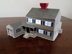 Glen Christmas Village House 3D Printer Model