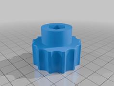 G0555LANV Grizzly Bandsaw Knob 3D Printer Model