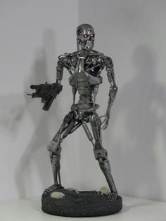 T-800 Endoskeleton 3D Printer Model