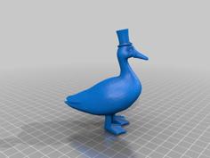 A Very Distinguished Duck 3D Printer Model