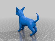 Chihuahua-Like Thing And Low Poly 3D Printer Model