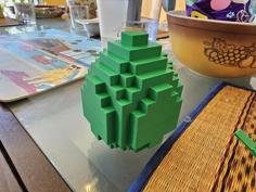 Minecraft Easter Egg – No Magnet 3D Printer Model