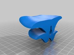 Mushroom Shelves – Keyhole Mount 3D Printer Model