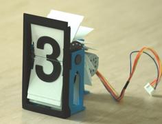 Split Flap Display With 16 Flaps And Minimal Additional Parts 3D Printer Model