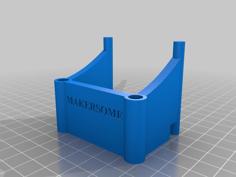 (Updated) Flashforge Creator Pro Filament Alignment Bracket 3D Printer Model