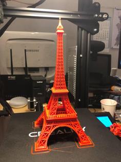 Eiffel Tower For Creality Ender 3/Pro With No Support. 3D Printer Model